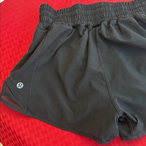 lululemon athletica Jet Black Athletic Shorts